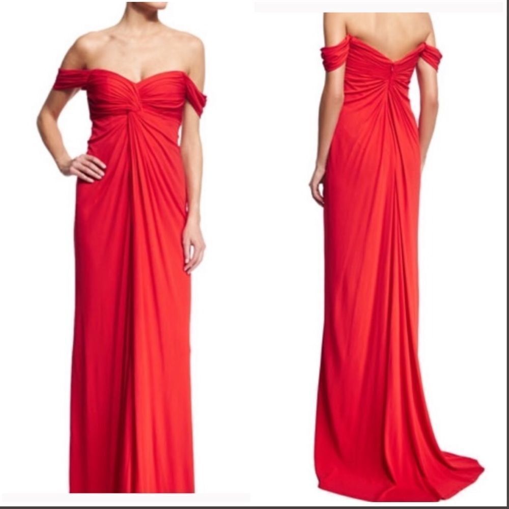 🎈SALE 🎈NWOT DAVID MEISTER Off the shoulder evening gown - Picture 6 of 9
